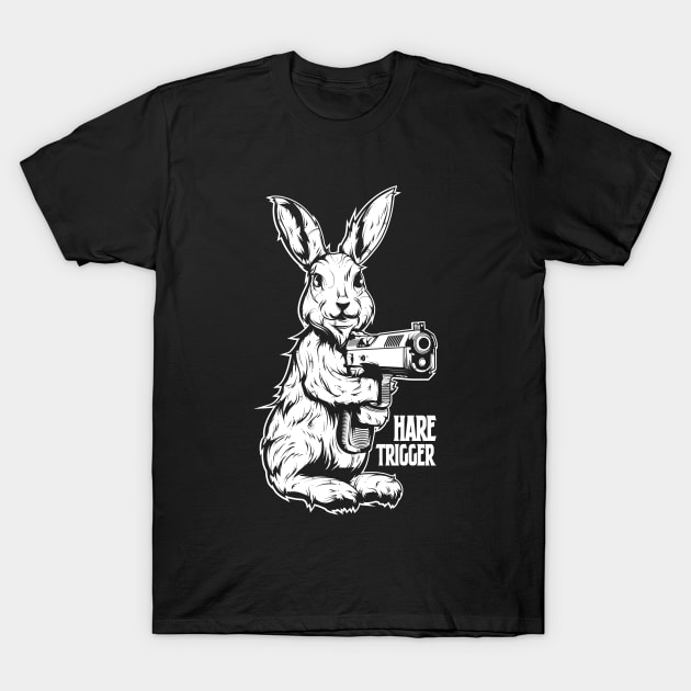 Hare Trigger T-Shirt by AlchemyStudio